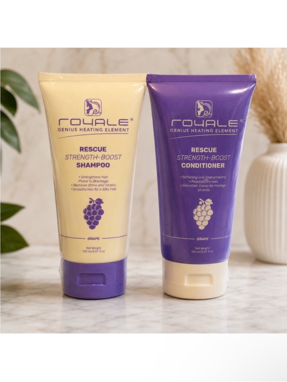 Royals-Rescue Strength-Boost Shampoo & Conditioner (Grape) set